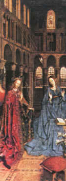 Jan Van Eyck The Birth of John the Baptist
